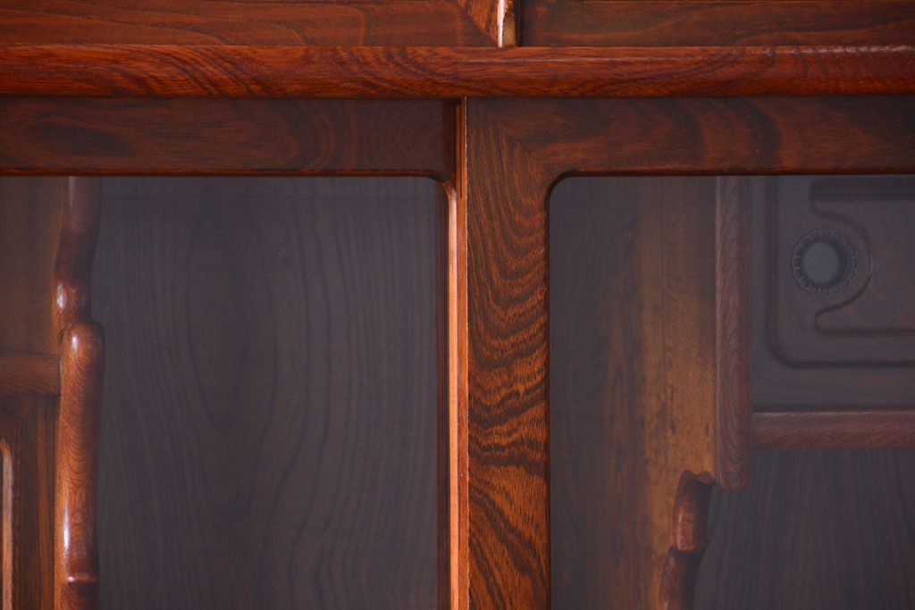 中古　民芸家具　超特大!高級重ね茶箪笥