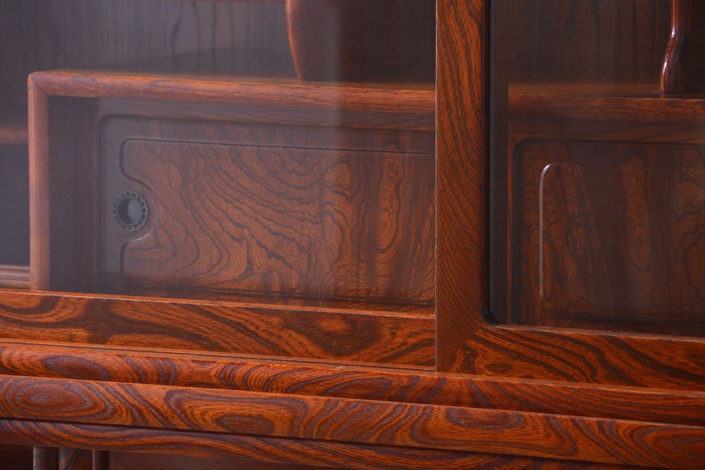 中古　民芸家具　超特大!高級重ね茶箪笥