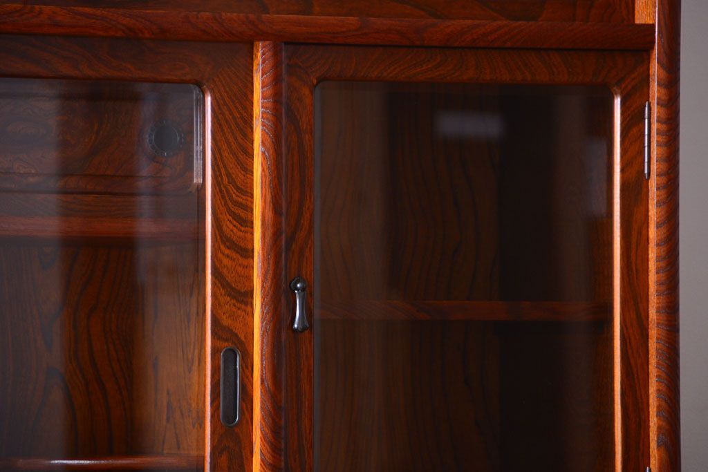 中古　民芸家具　超特大!高級重ね茶箪笥