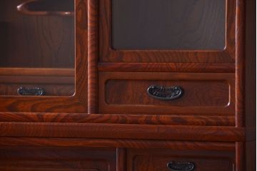 中古　民芸家具　超特大!高級重ね茶箪笥