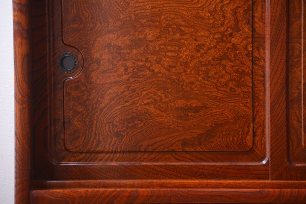 中古　民芸家具　超特大!高級重ね茶箪笥