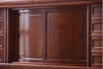 中古　民芸家具　超特大!高級重ね茶箪笥