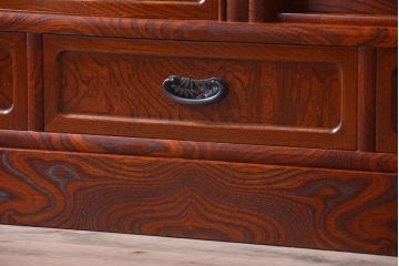 中古　民芸家具　超特大!高級重ね茶箪笥