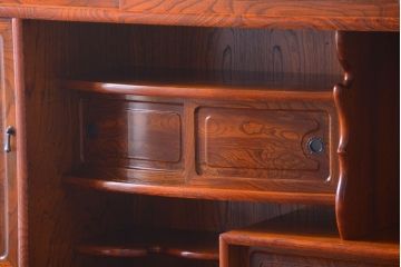 中古　民芸家具　超特大!高級重ね茶箪笥