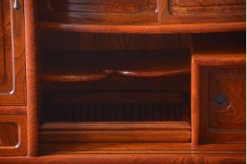 中古　民芸家具　超特大!高級重ね茶箪笥