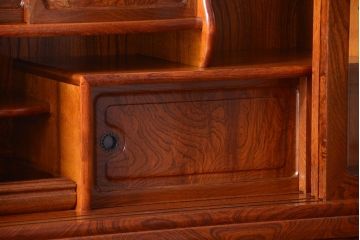 中古　民芸家具　超特大!高級重ね茶箪笥