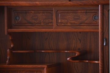 中古　民芸家具　超特大!高級重ね茶箪笥