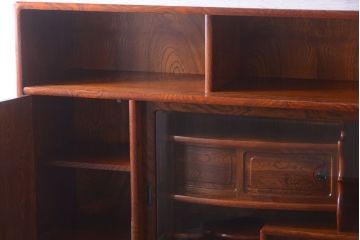 中古　民芸家具　超特大!高級重ね茶箪笥