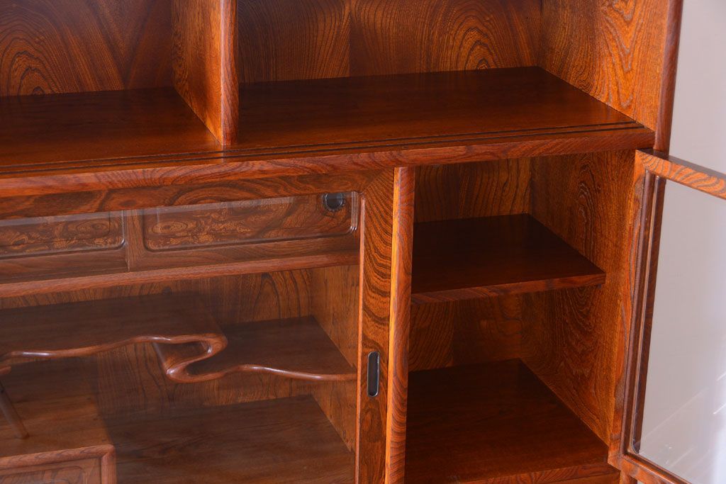 中古　民芸家具　超特大!高級重ね茶箪笥