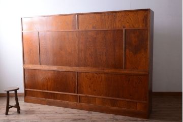 中古　民芸家具　超特大!高級重ね茶箪笥