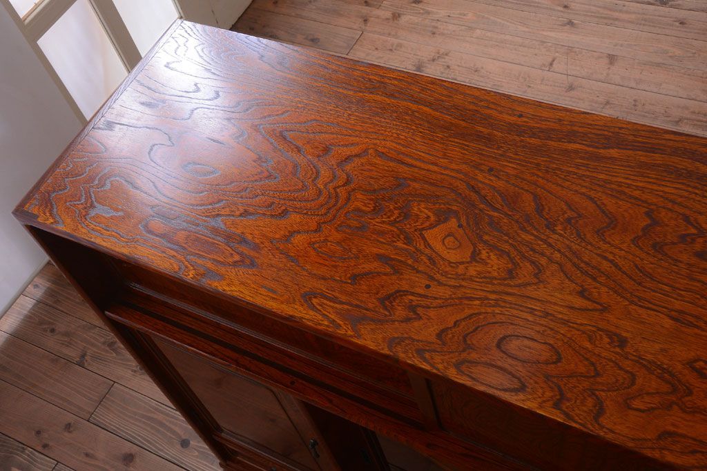 中古　民芸家具　超特大!高級重ね茶箪笥