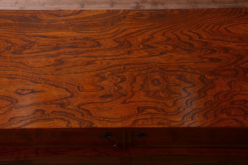 中古　民芸家具　超特大!高級重ね茶箪笥