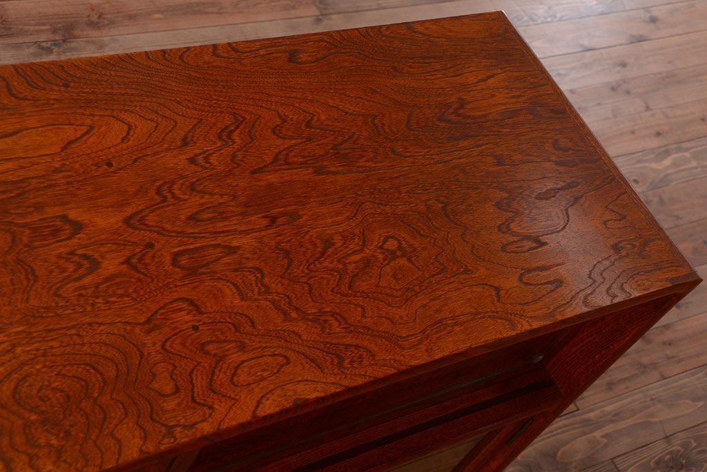 中古　民芸家具　超特大!高級重ね茶箪笥