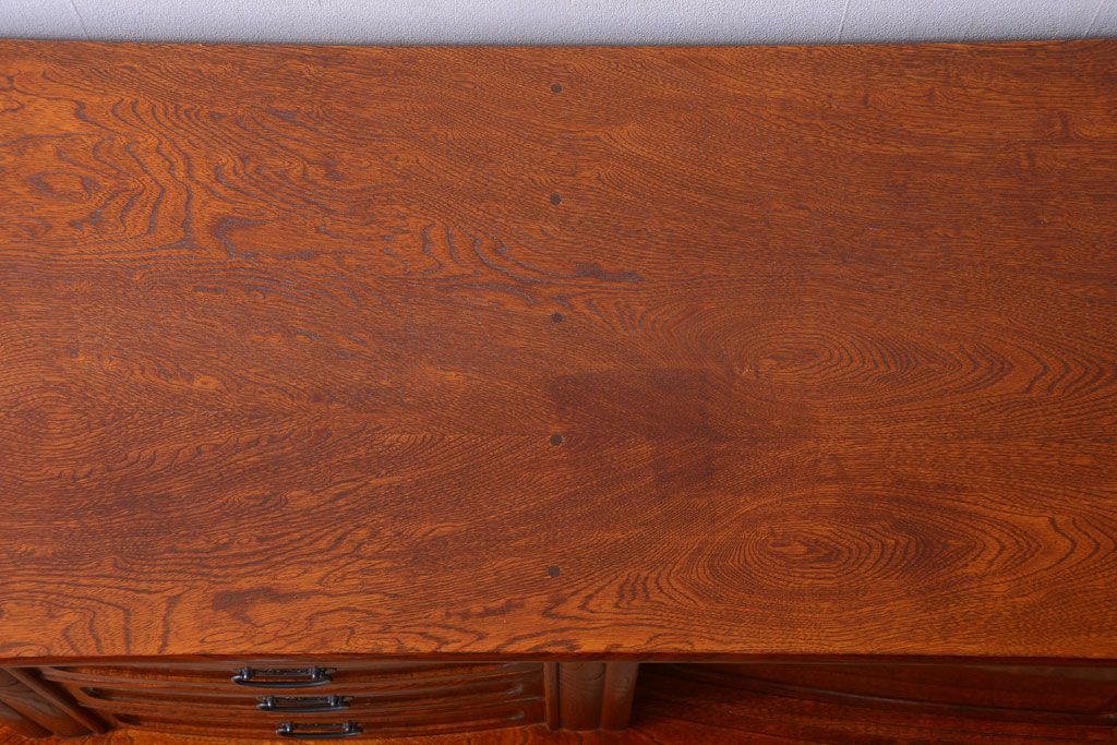 中古　民芸家具　超特大!高級重ね茶箪笥