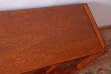 中古　民芸家具　超特大!高級重ね茶箪笥