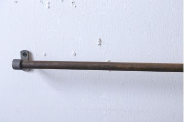 アンティーク雑貨　ビンテージ　シンプルでレトロな古いカーテンレール