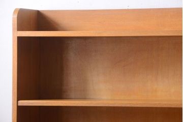 レトロ家具　昭和レトロ　大きなサイズ!厚手のナラ製アンティーク本棚
