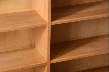 レトロ家具　昭和レトロ　大きなサイズ!厚手のナラ製アンティーク本棚