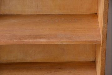 レトロ家具　昭和レトロ　大きなサイズ!厚手のナラ製アンティーク本棚