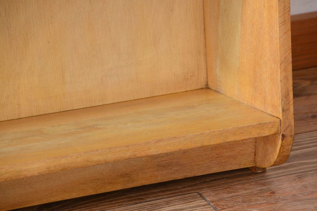 レトロ家具　昭和レトロ　大きなサイズ!厚手のナラ製アンティーク本棚