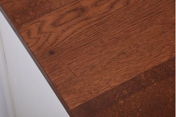 アンティーク家具　アンティークペイント　ネームプレート付きモールガラス戸棚