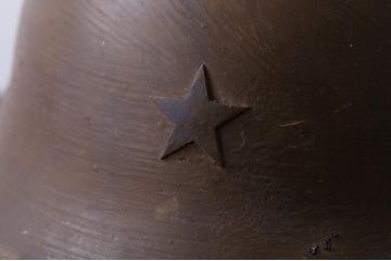 旧日本軍　90式鉄帽(鉄兜・ヘルメット)(R-018801)