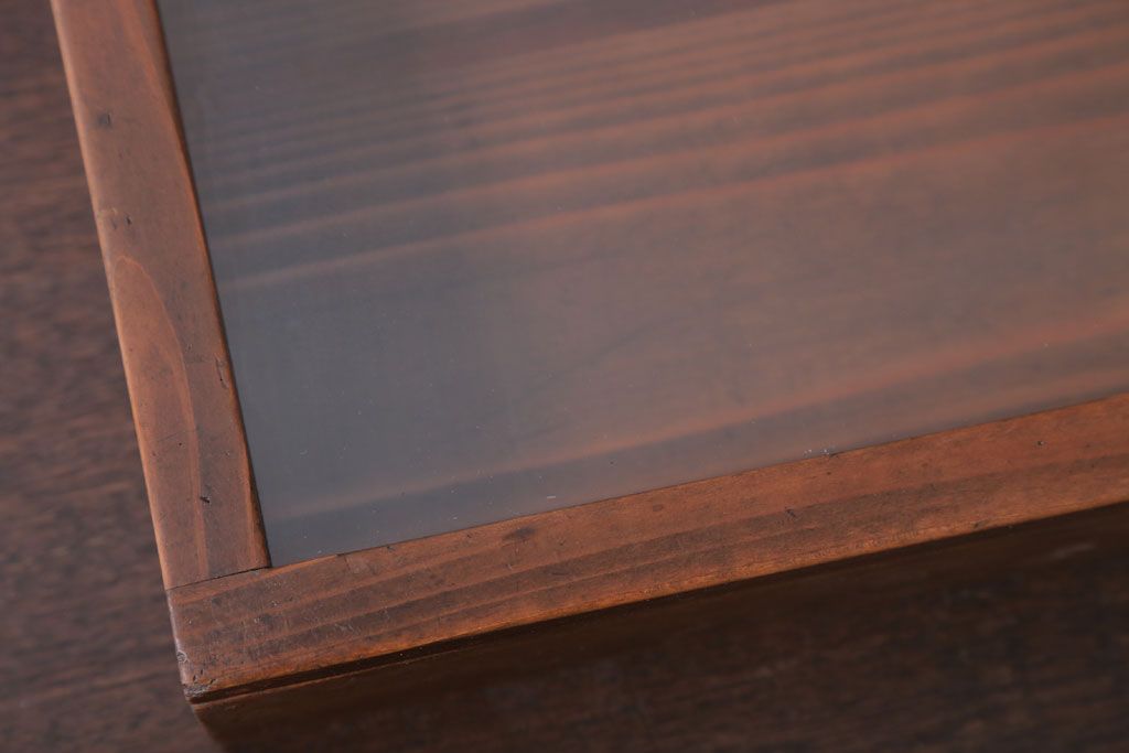 アンティーク雑貨　アンティーク　古い木の小さなコレクションボックス(1)