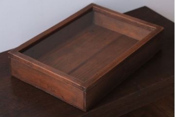 アンティーク雑貨　アンティーク　古い木の小さなコレクションボックス(1)