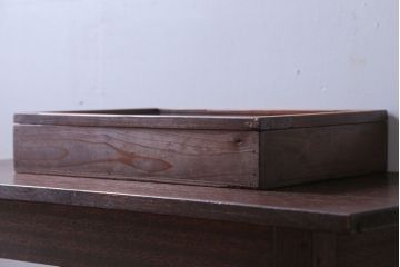 アンティーク雑貨　アンティーク　古い木の小さなコレクションボックス(1)