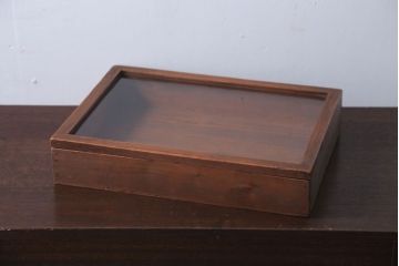 アンティーク雑貨　アンティーク　古い木の小さなコレクションボックス(1)