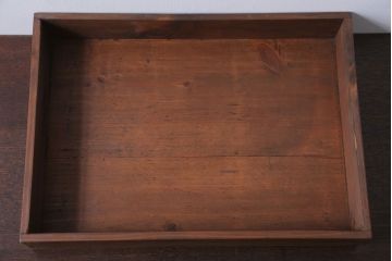 アンティーク雑貨　アンティーク　古い木の小さなコレクションボックス(ガラスケース)(2)