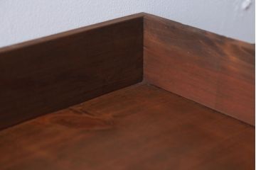 アンティーク雑貨　アンティーク　古い木の小さなコレクションボックス(ガラスケース)(2)