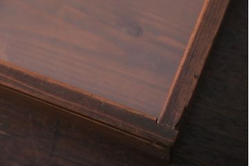 アンティーク雑貨　アンティーク　古い木の小さなコレクションボックス(3)