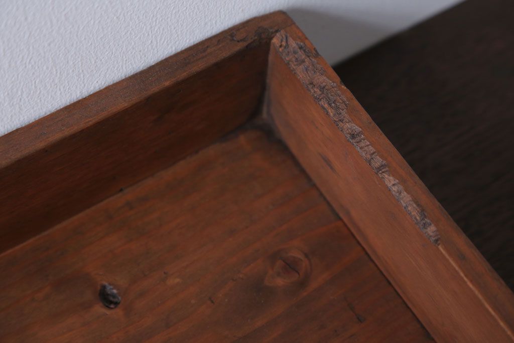 アンティーク雑貨　アンティーク　古い木の小さなコレクションボックス(3)