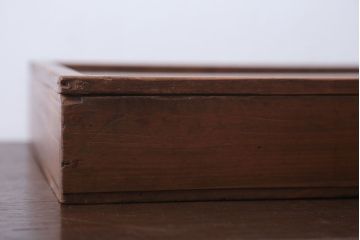 アンティーク雑貨　アンティーク　古い木の小さなコレクションボックス(3)