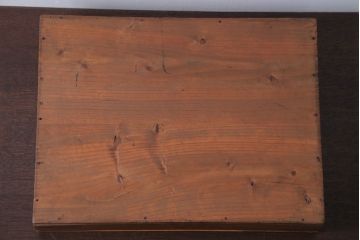 アンティーク雑貨　アンティーク　古い木の小さなコレクションボックス(3)