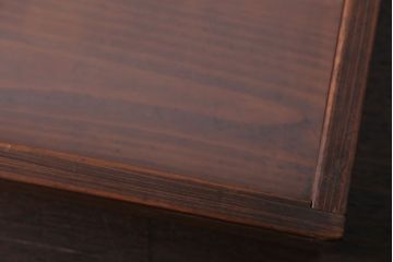 アンティーク雑貨　アンティーク　古い木の小さなガラスケース収納箱(1)