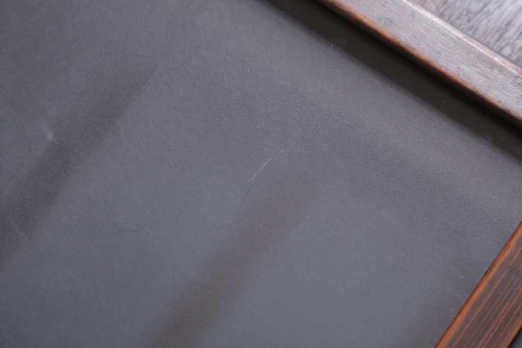 アンティーク雑貨　アンティーク　古い木の小さなガラスケース収納箱(1)