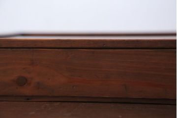 アンティーク雑貨　アンティーク　古い木の小さなガラスケース収納箱(1)