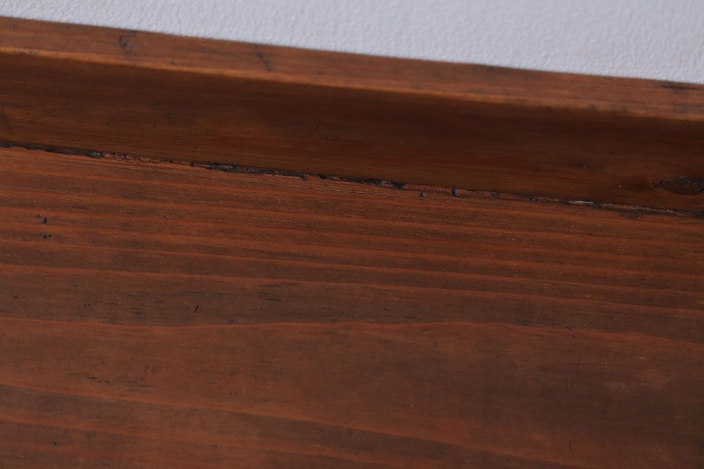 アンティーク雑貨　アンティーク　古い木の小さなガラスケース収納箱(1)