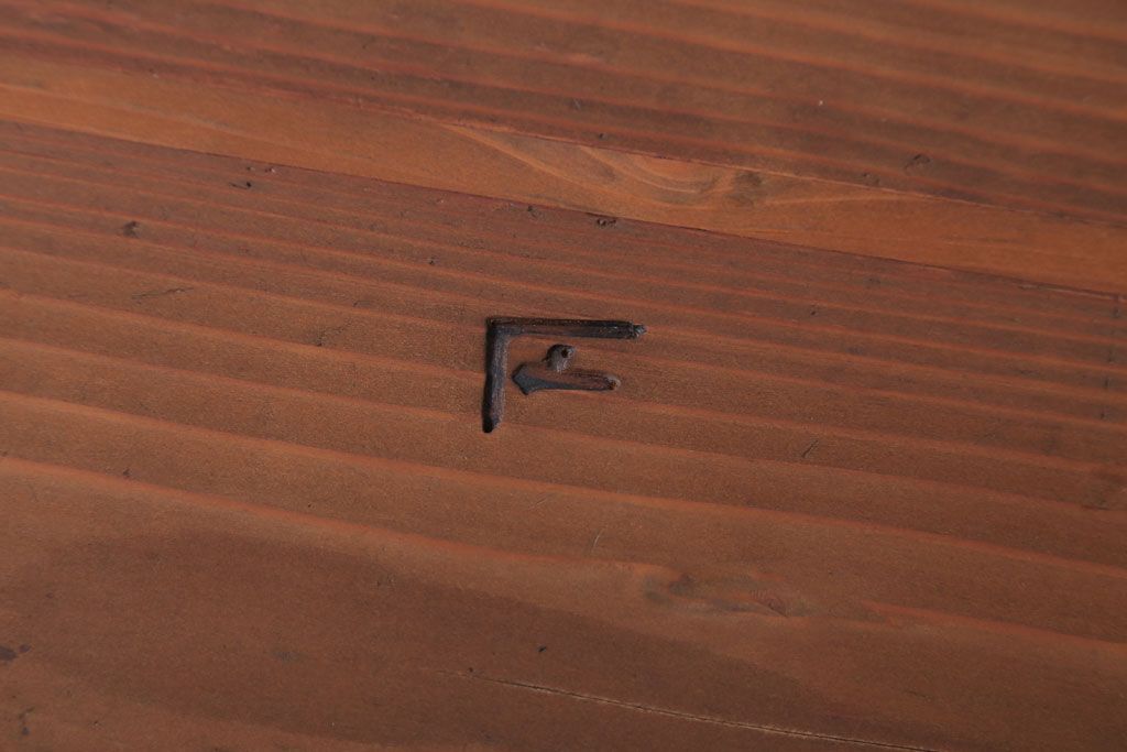 アンティーク雑貨　アンティーク　古い木の小さなガラスケース収納箱(2)