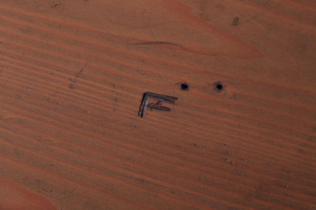 アンティーク雑貨　アンティーク　古い木の小さなガラスケース収納箱(3)