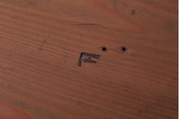 アンティーク雑貨　アンティーク　古い木の小さなガラスケース収納箱(3)