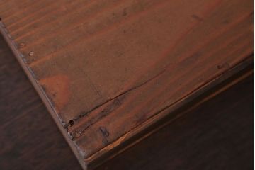 アンティーク雑貨　アンティーク　古い木の小さなガラスケース収納箱(3)