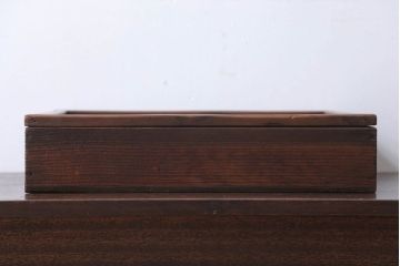 アンティーク雑貨　アンティーク　古い木の小さなガラスケース収納ボックス(1)