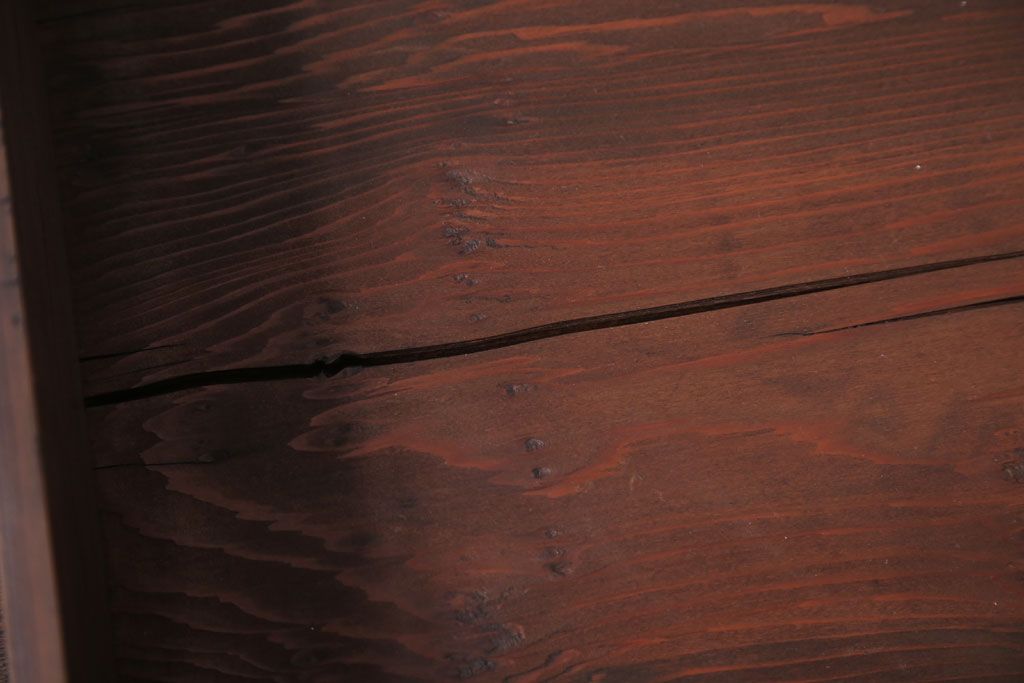 アンティーク雑貨　アンティーク　古い木の小さなガラスケース収納ボックス(1)