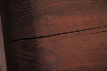 アンティーク雑貨　アンティーク　古い木の小さなガラスケース収納ボックス(1)