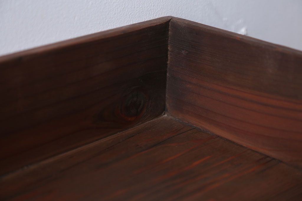 アンティーク雑貨　アンティーク　古い木の小さなガラスケース収納ボックス(1)