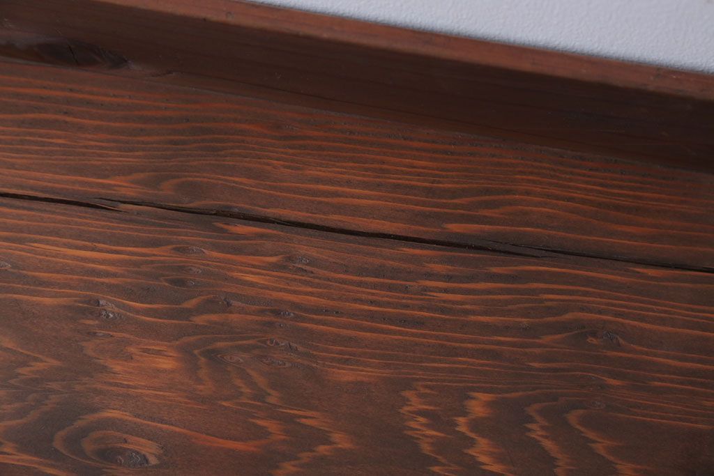 アンティーク雑貨　アンティーク　古い木の小さなガラスケース収納ボックス(2)