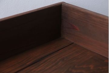 アンティーク雑貨　アンティーク　古い木の小さなガラスケース収納ボックス(2)